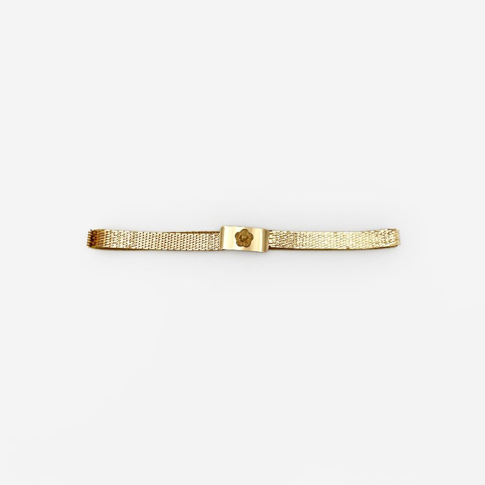 VINTAGE (c.1970) | Gold Plated Fish Scale Belt | GOOD! - Picture 2 of 6